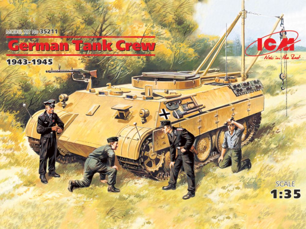 Image 0 of ICM Models 1/35 WWII German Tank Crew (4)