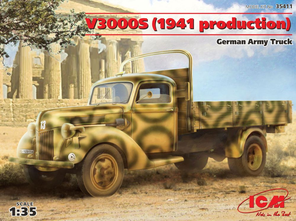 ICM Models 1/35 V3000S 1941 Production German Army Truck