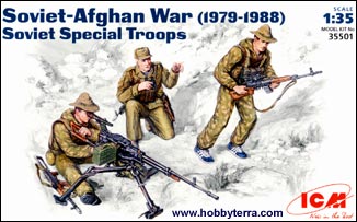 ICM Models 1/35 Soviet Special Troops Soviet-Afghan War 1979-88 (3)