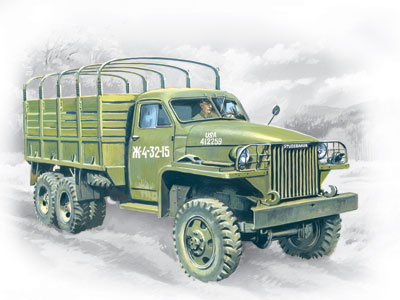 ICM Models 1/35 WWII Studebaker US6 Army Truck