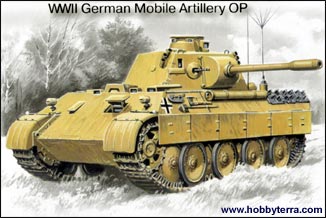 ICM Models 1/35 WWII BeobPz Panther German Mobile Artillery OP Tank