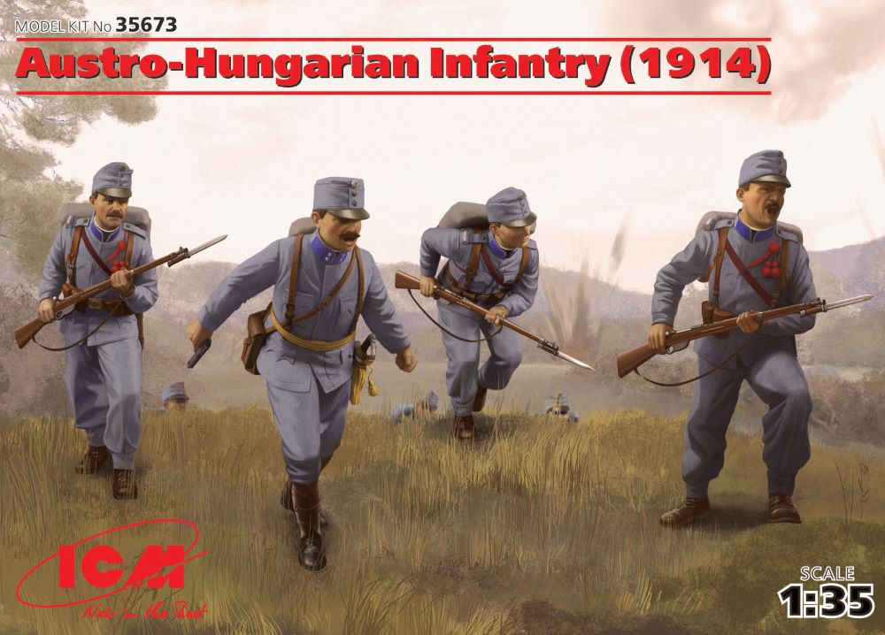 Image 0 of ICM Models 1/35 Austro-Hungarian Infantry 1914 (4)