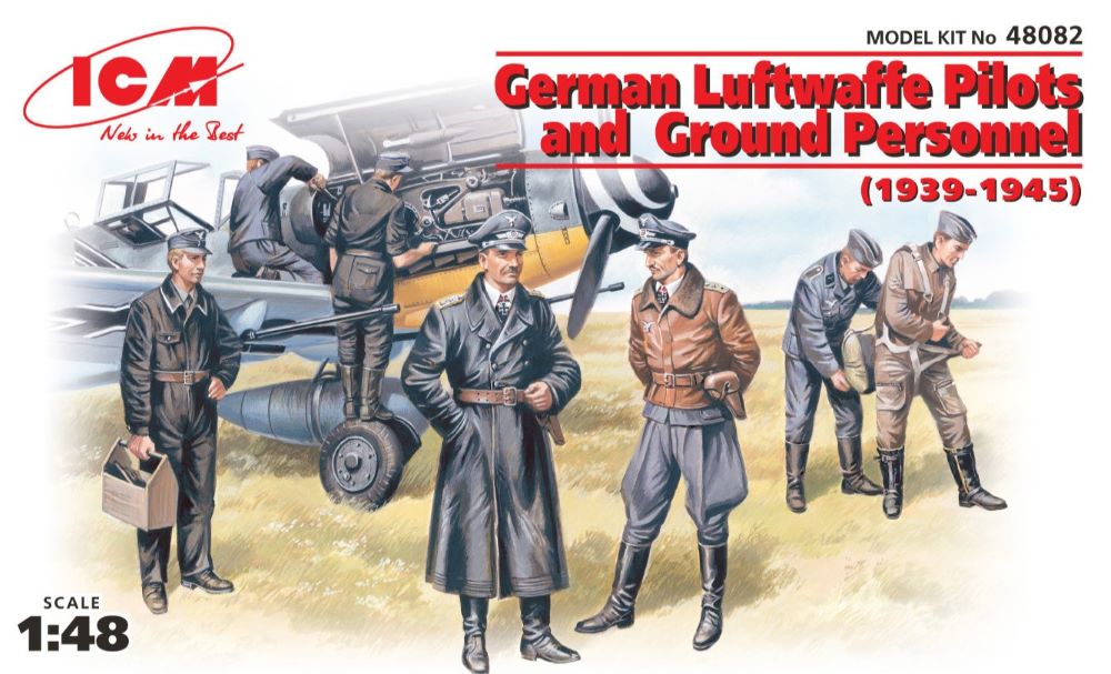 Image 0 of ICM Models 1/48 Luftwaffe Pilots & Ground Personnel 1939-45 (7)