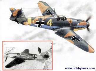 ICM Models 1/48 WWII Messerschmitt Bf109F4 Fighter