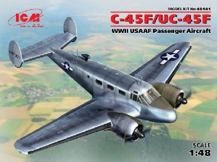 ICM Models 1/48 WWII C45F/UC45F USAAF Passenger Aircraft