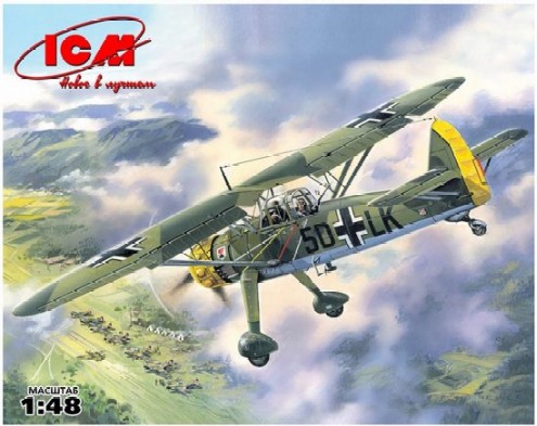 Image 0 of ICM Models 1/48 WWII Hs126A1 German Recon Aircraft