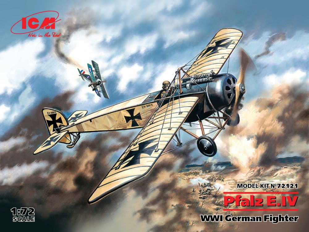 ICM Models 1/72 WWI Pfalz E IV German Fighter