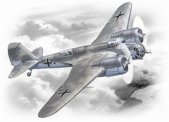 ICM Models 1/72 WWII Avia B71 German AF Bomber
