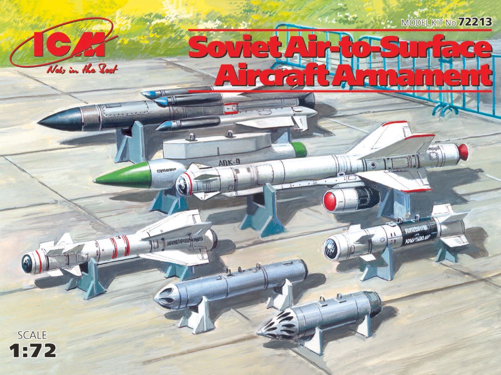 Image 0 of ICM Models 1/72 Soviet Air-to-Surface Aircraft Armament Set