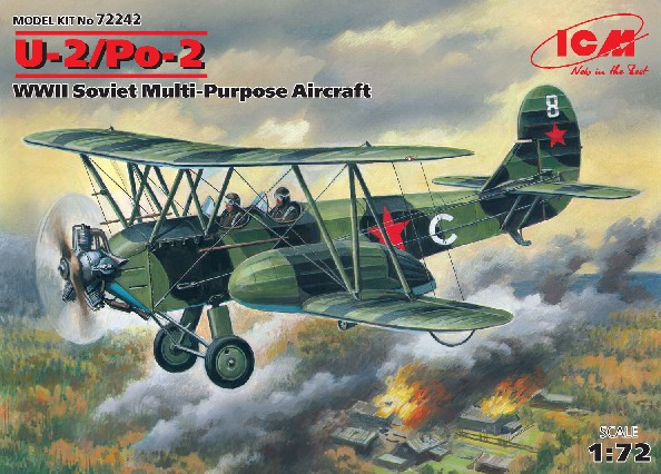 Image 0 of ICM Models 1/72 WWII U2/Po2 Soviet Multi-Purpose Aircraft
