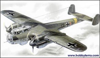 ICM Models 1/72 WWII Do215B4 German Long-Range Photo-Recon Aircraft