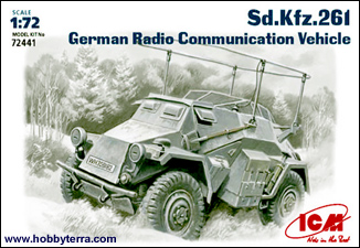 Image 0 of ICM Models 1/72 WWII SdKfz 261 German Radio Communication Vehicle