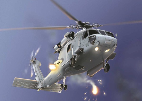 Image 0 of Italeri 1/72 HH60H Seahawk USN Helicopter