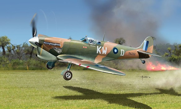 Image 0 of Italeri 1/48 Spitfire Mk Vc Fighter
