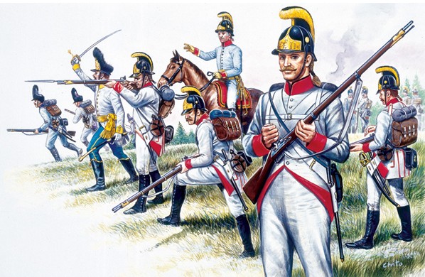 Image 0 of Italeri 1/72 Napoleonic War: Austrian Infantry (48 & Horse)