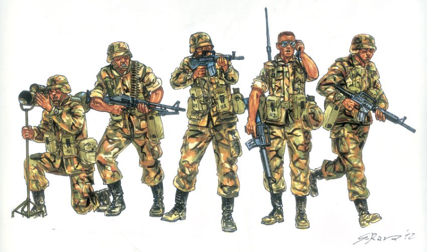 Image 0 of Italeri 1/72 US Infantry 1990's (50)