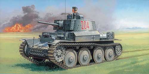 Image 0 of Italeri 1/35 PzKpfw 38(t) Ausf F Tank