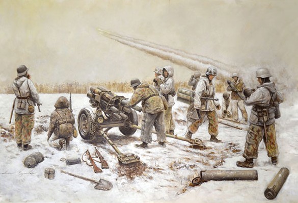 Image 0 of Italeri 1/72 15cm Nebelwerfer 41 German Multiple Rocket Launcher Guns (2) w/12 C