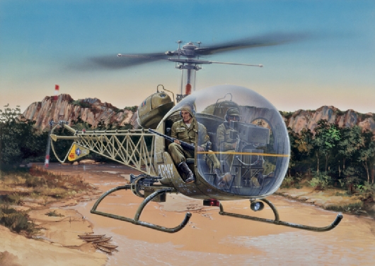 Image 0 of Italeri 1/48 OH13S Sioux Helicopter
