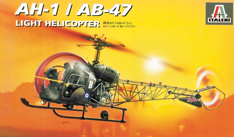Image 0 of Italeri 1/72 AH1/AB47 Light Helicopter