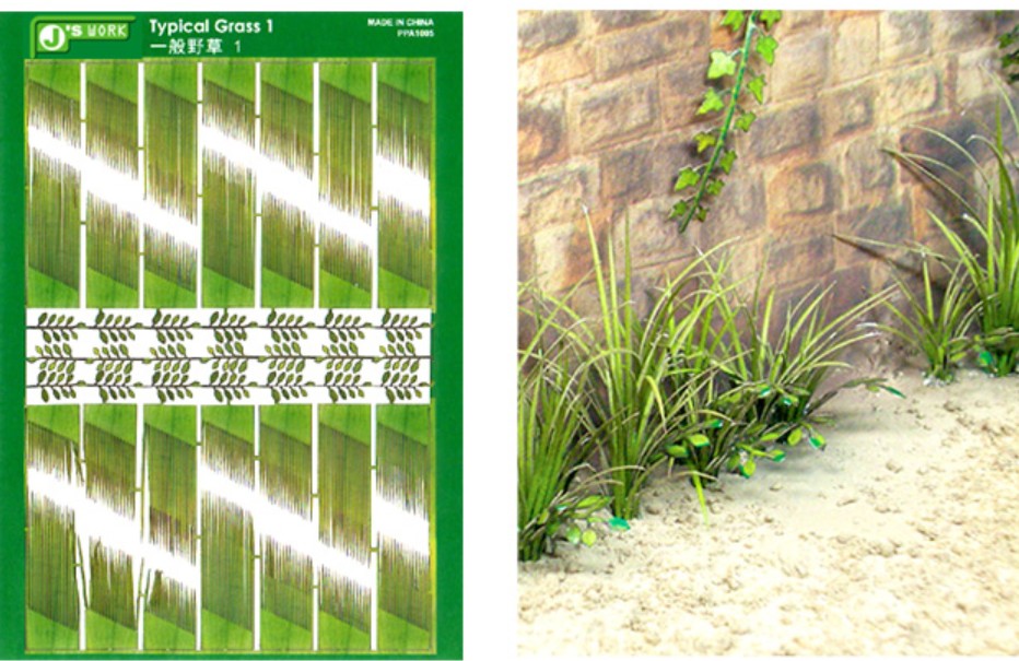Image 0 of Js Work Models Multi-Scale Typical Grasses (Colored Paper)