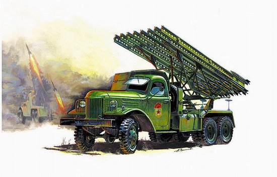 Image 0 of Zvezda 1/35 WWII Soviet Rocket Launcher BM13 Katyusha