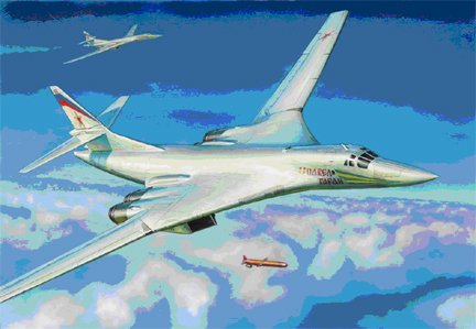 Image 0 of Zvezda 1/144 Tu160 Blackjack Russian Supersonic Bomber