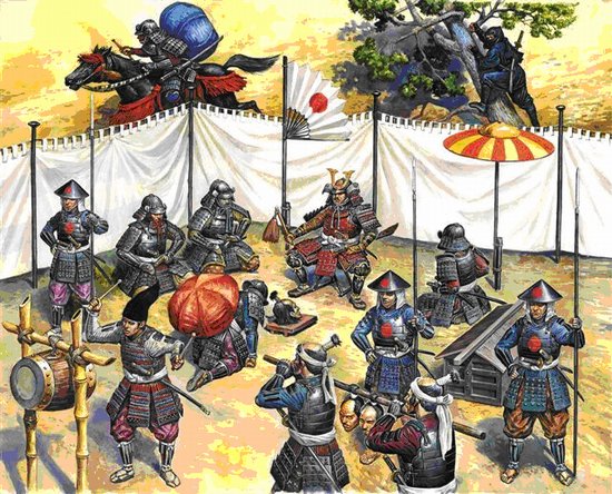 Image 0 of Zvezda 1/72 Samurai Army Head-quarters Staff XVI-XVII AD (28)