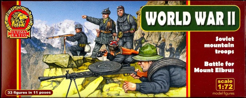 Mars Figures 1/72 Ultima Ratio: WWII Soviet Mountain Troops Battle for Mount Elb