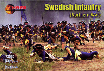 Mars Figures 1/72 Northern War Swedish Infantry (48)