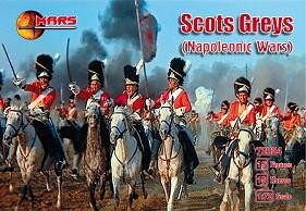 Mars Figures 1/72 Napoleonic War Scots Greys (15 Mtd)