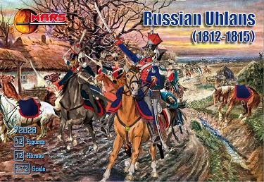 Image 0 of Mars Figures 1/72 Napolenic War 1812-15 Russian Uhlans (12 Mtd)