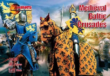 Image 0 of Mars Figures 1/72 Medieval Baltic Crusades (36 w/4 Horses)