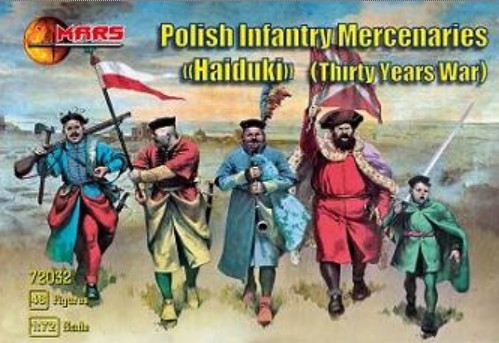 Image 0 of Mars Figures 1/72 Thirty Years War Polish Infantry Mercenaries (48)