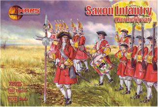 Mars Figures 1/72 Northern War Saxon Infantry (56)
