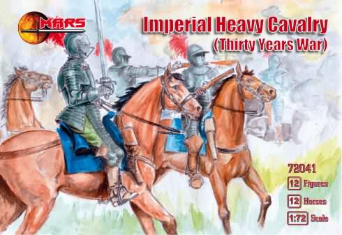 Image 0 of Mars Figures 1/72 Thirty Years War Imperial Heavy Cavalry (12 Mtd)