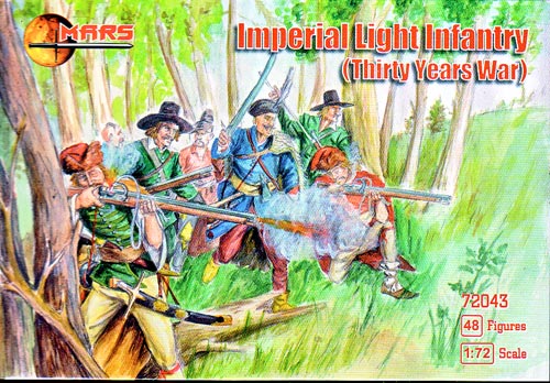 Image 0 of Mars Figures 1/72 Thirty Years War Imperial Light Infantry (48)