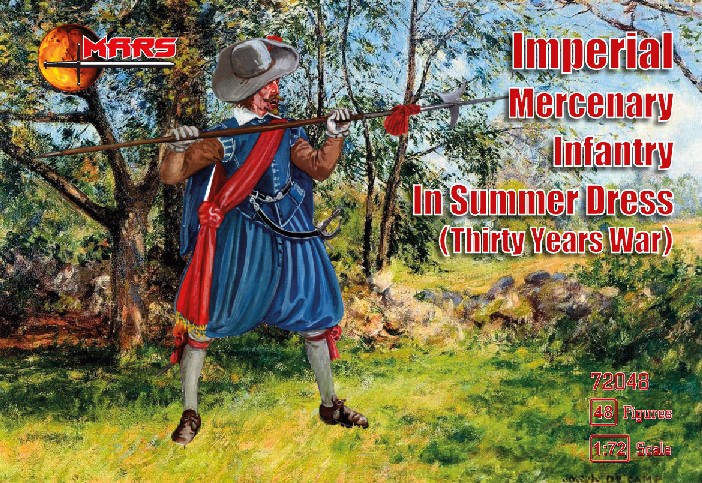 Image 0 of Mars Figures 1/72 Thirty Years War Imperial Mercenary Infantry Summer Dress (48)