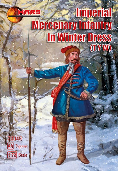 Image 0 of Mars Figures 1/72 Thirty Years War Imperial Mercenary Infantry Winter Dress (48)
