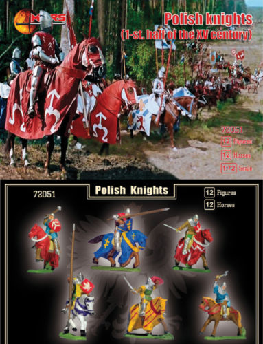 Image 0 of Mars Figures 1/72 1st Half XV Century Polish Knights (12 Mtd)