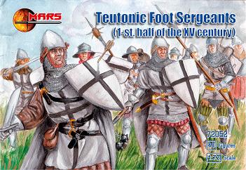 Mars Figures 1/72 1st Half XV Century Teutonic Foot Sergeants (48)