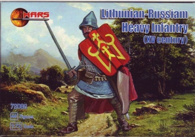 Mars Figures 1/72 1st Half XV Century Lithunian Russian Heavy Infantry (48)