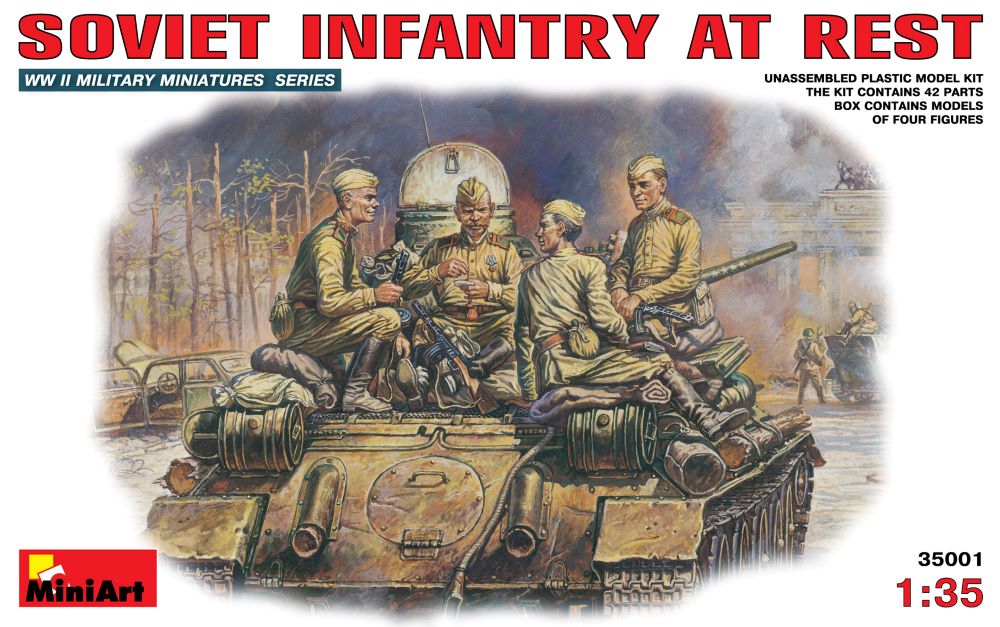 Image 0 of Miniart Models 1/35 Soviet Infantry at Rest 1943-45 (4)