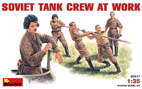 Image 0 of Miniart Models 1/35 Soviet Tank Crew at Work (5) (D)