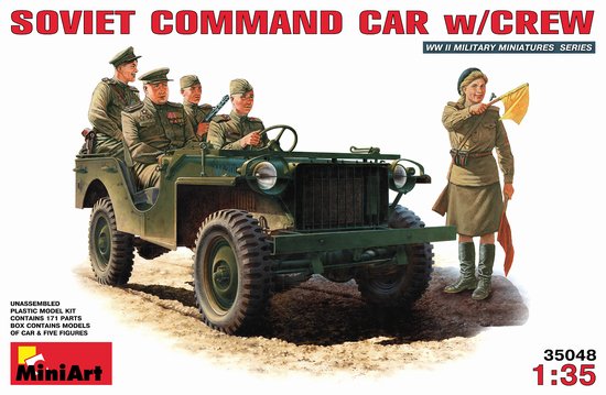 Image 0 of Miniart Models 1/35 Soviet Command Car w/5 Crew