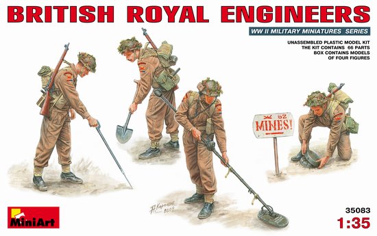 Image 0 of Miniart Models 1/35 WWII  British Royal Engineers (4)