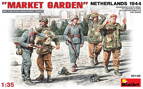 Image 0 of Miniart Models 1/35 Market Garden Netherlands 1944 (3 British Paratroopers surre