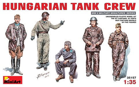 Miniart Models 1/35 Hungarian Tank Crew (5)