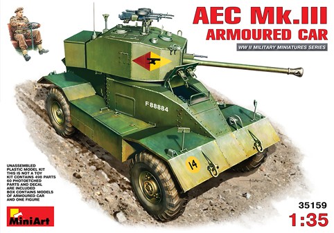 Miniart Models 1/35 AEC Mk III Armored car