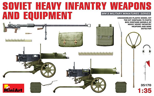 Image 0 of Miniart Models 1/35 Soviet Heavy Infantry Weapons & Equipment